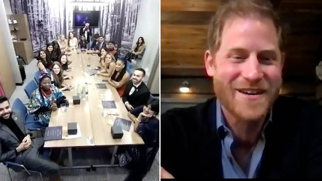 Watch: Prince Harry appears at Diana memorial as William recalls mother’s advice