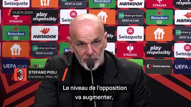 Pioli : Maintenant, le niveau va augmenter