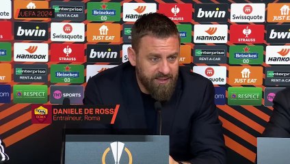 De Rossi "admiratif" de son homologue De Zerbi