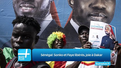 Tải video: Sénégal: Sonko et Faye libérés, joie à Dakar