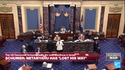 Top Democrat Schumer calls for new elections in Israel, criticises Netanyahu