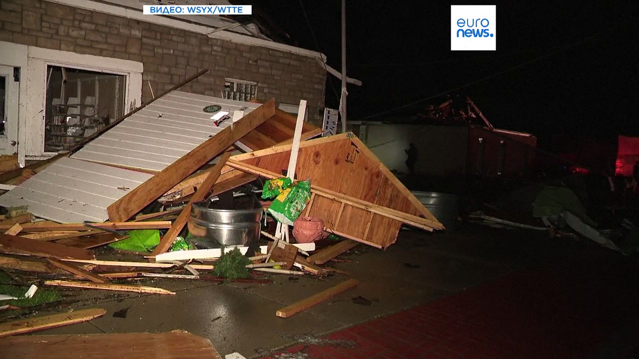 Шторм с торнадо обрушился на США, есть жертвы