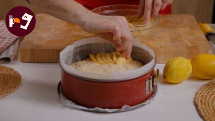 Bizcocho de ricotta y manzana