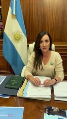 El video que publicó Villarruel luego de que el Senado rechazara el DNU