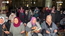 Gerusalemme, i musulmani nella moschea di Al-Aqsa per il primo venerdi' del Ramadan
