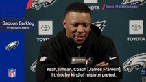 Barkley shuts down tampering allegations against Eagles