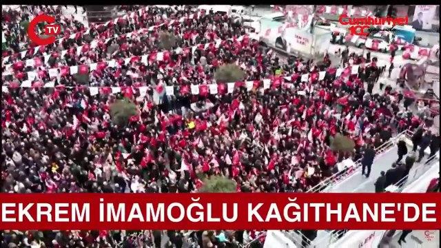 Ekrem İmamoğlu, Kağıthane Halk Buluşması'nda konuşuyor!