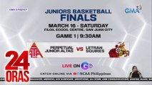 Perpetual Junior Altas at Letran Squires, maghaharap sa Game 1 ng NCAA Juniors Basketball Finals bukas | 24 Oras