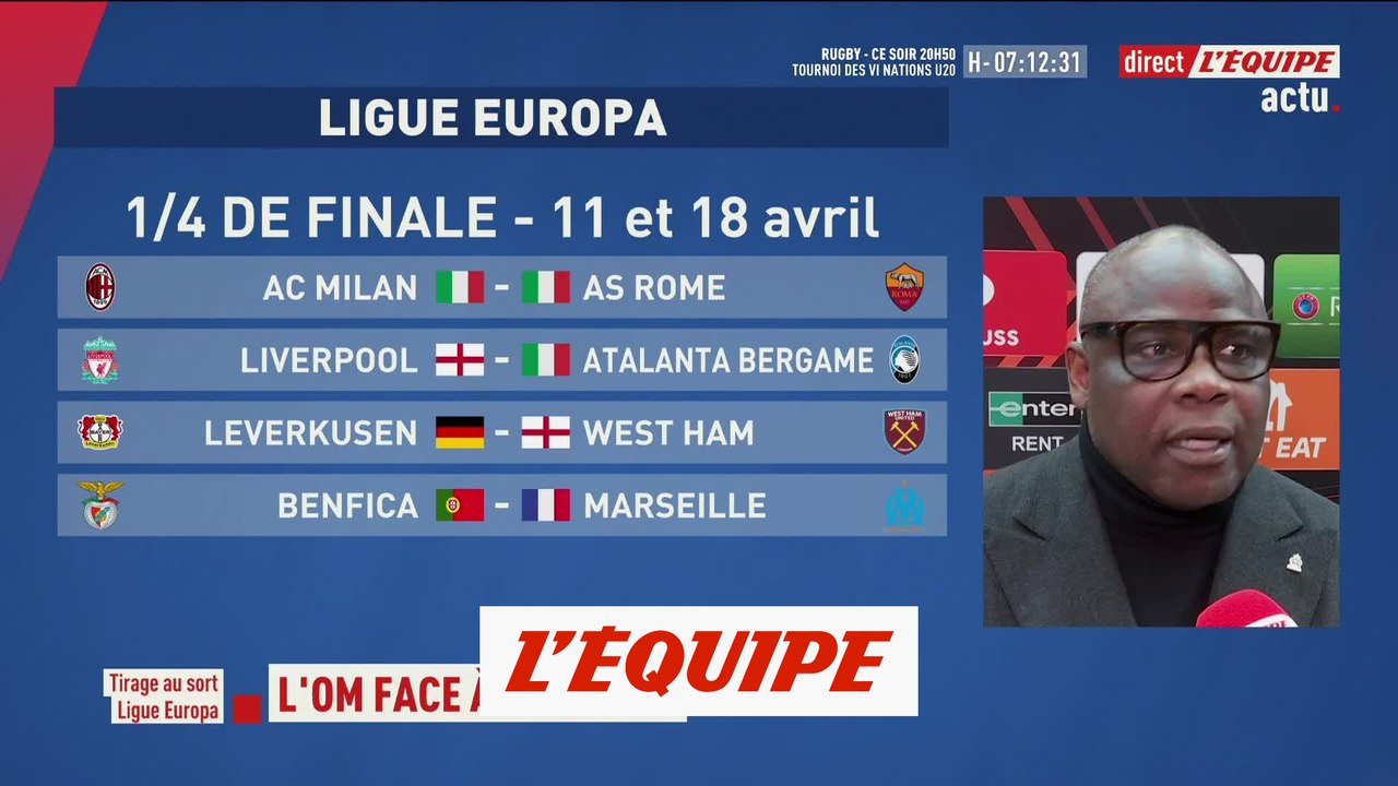 Basile Boli (OM) : «On va faire le maximum pour passer» - Foot - Ligue Europa