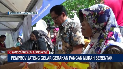 Download Video: Tekan Inflasi, Pemprov Jateng Gelar 'Gerakan Pangan Murah Serentak' untuk Tingkatkan Daya Beli Warga