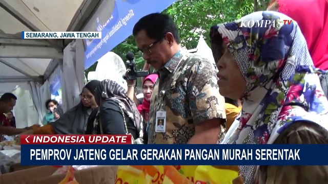 Tekan Inflasi, Pemprov Jateng Gelar 'Gerakan Pangan Murah Serentak' untuk Tingkatkan Daya Beli Warga