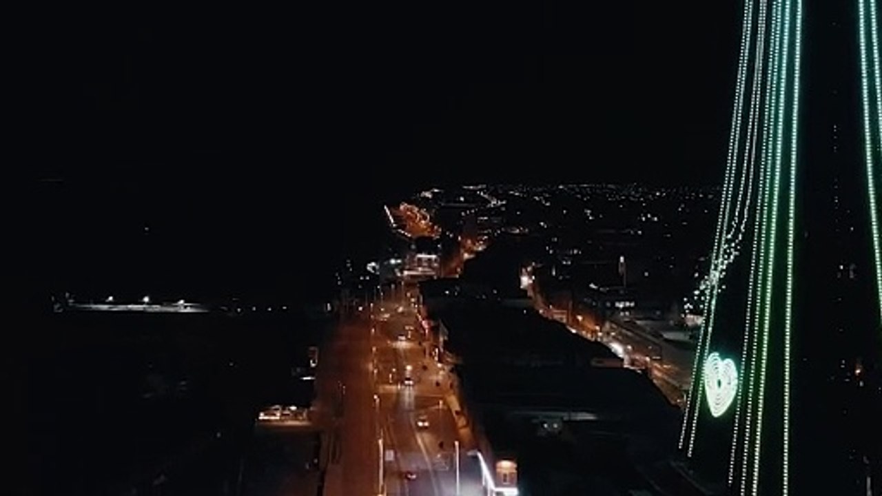 Watch as CGI drone show lights up sky as Blackpool's £21m Backlot Cinema prepares to open
