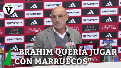 De la Fuente: "Brahim renuncia a jugar con España el 9 de marzo"