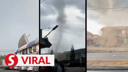 'Twister' rips off roofs in Lahad Datu