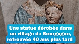 Bourgogne : une statue volée dans un village, retrouvée 40 ans plus tard