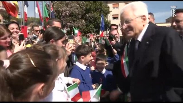 Mattarella a Cassino celebra l'80esimo anniversario della distruzione della città
