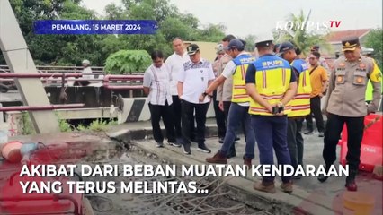 Kondisi Sambungan Jembatan Comal yang Dikabarkan Amblas, Begini Keadaannya