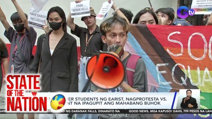 Transgender students ng EARIST, nagprotesta vs. requirement na ipagupit ang mahabang buhok | SONA