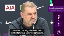 Spurs need trophies to avoid 'false dawn' - Postecoglou