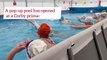 Corby school’s pop-up swimming pool