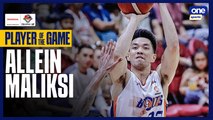 PBA Player of the Game Highlights: Allein Maliksi leads way in Meralco's dispatching of Ginebra