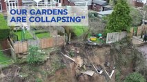 'Our gardens collapse even more every time it rains'