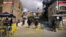 Filistinliler ramazanın ilk cuma namazını Harem-i İbrahim Camisinde kıldı