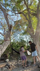 Hammock With a Hole Rips on Couple