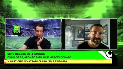 Assista à participação completa dos 4 Amigos no 98FC