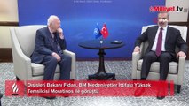 Bakan Fidan, BM Medeniyetler İttifakı Yüksek Temsilcisi ile görüştü
