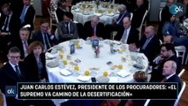 Juan Carlos Estévez, presidente de los procuradores: «El Supremo va camino de la desertificación»