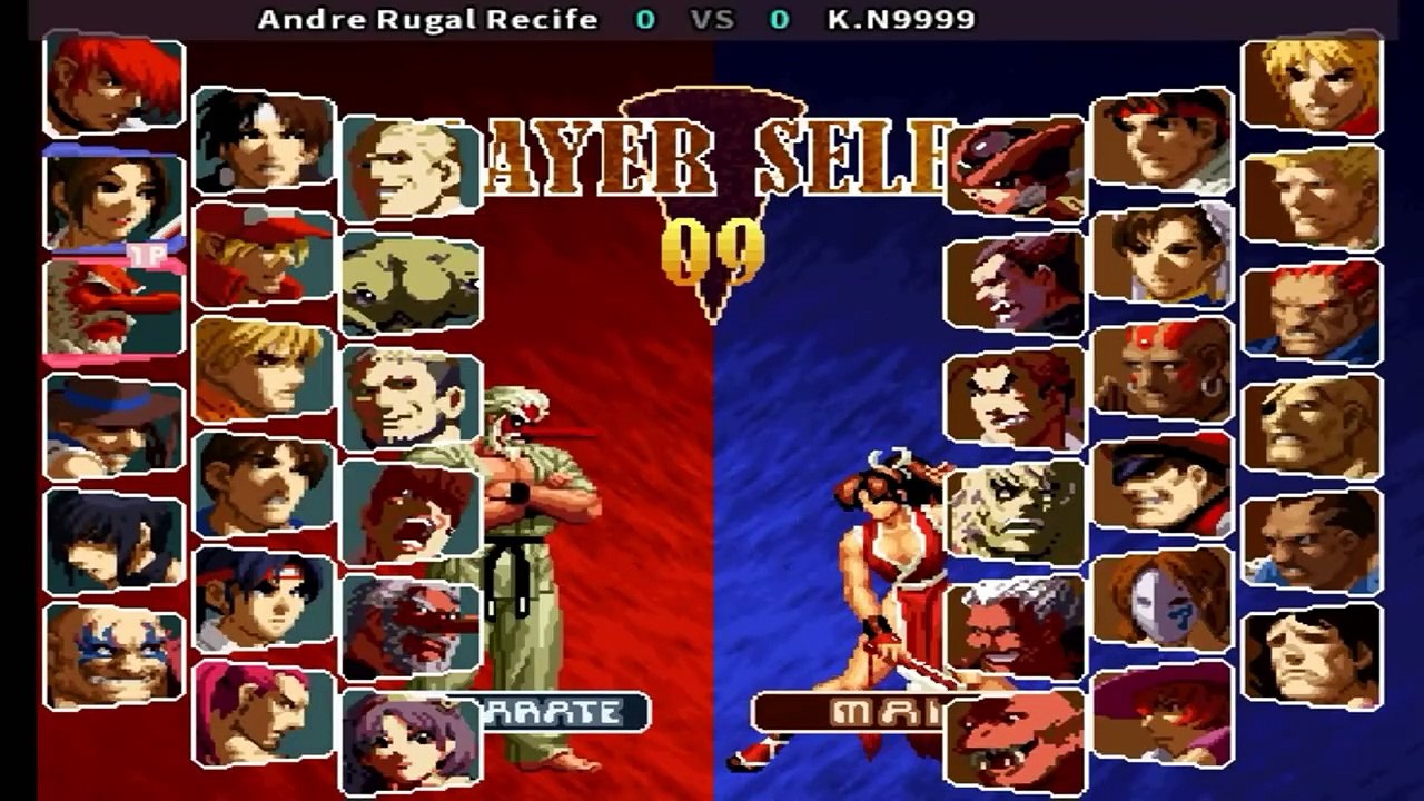 Andre Rugal Recife vs K.N9999 - SNK vs. Capcom - SVC Chaos Super Plus