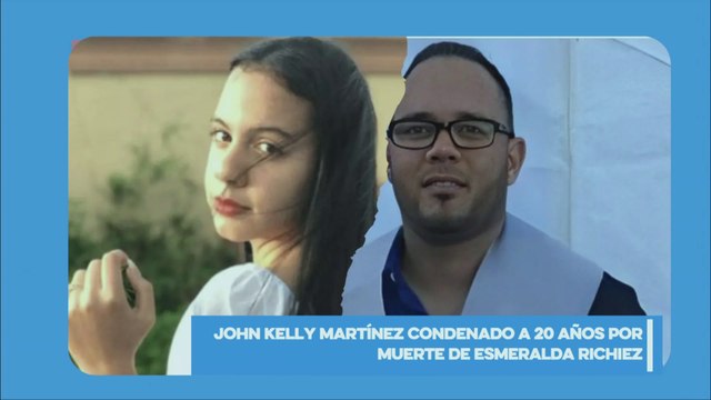 John Kelly Martínez condenado a 20 años de prisión por asesinato de Esmeralda Richiez