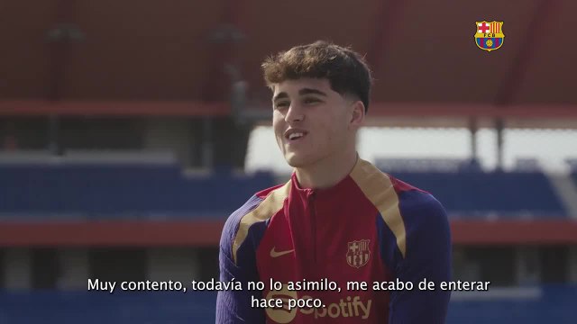 Primeras palabras de Cubarsí tras su primera convocatoria con la Selección