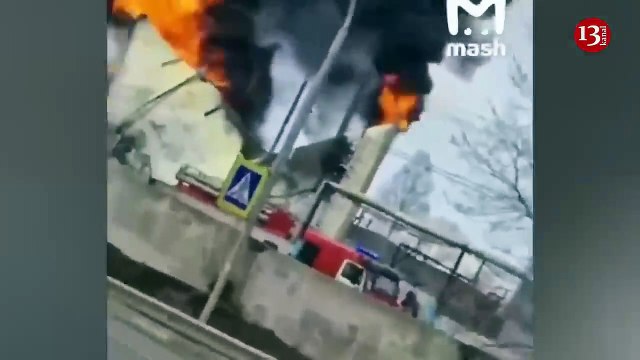 Ukrainian drones attacked important facilities on Russian territory - Fire broke out in the area