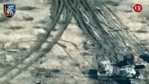 Remnants of the ambushed large Russian convoy of military equipment – Drone footage