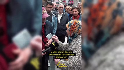 Yaşlı kadının sözleri yürek burktu: İlaç için borç aldım