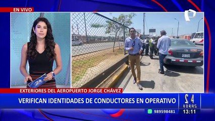Realizan operativo de control de identidad en exteriores del aeropuerto Jorge Chávez