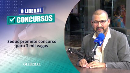 Seduc promete concurso para 3 mil vagas