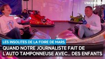 Quand notre journaliste fait de l'auto tamponneuse avec... des enfants !