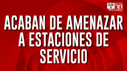 Rosario: acaban de amenazar a estaciones de servicio