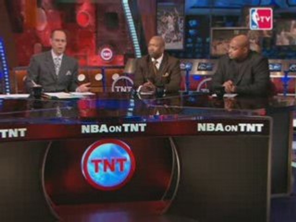 NBA Ernie Johnson, Kenny Smith and Charles Barkley,