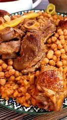 لحم بالحمص وصفة مغربية