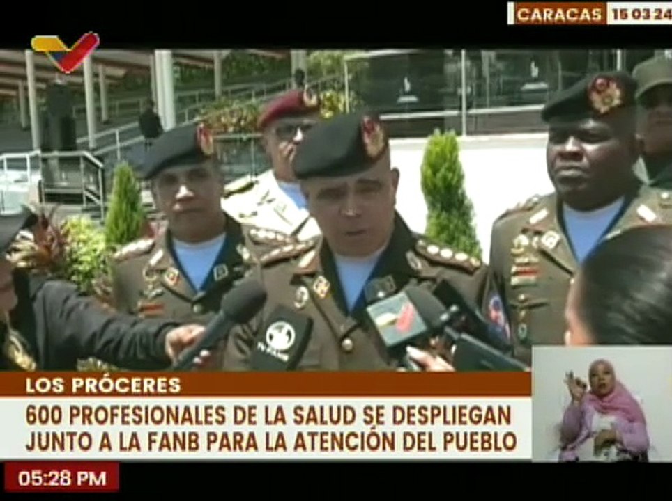 Caracas | FANB desplegará más de 600 profesionales de salud en el territorio nacional