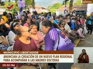 Más de 100 féminas recibieron botones y reconocimientos por su labor diaria en el estado Mérida