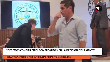 “Debemos confiar en el compromiso y en la decisión de la gente”