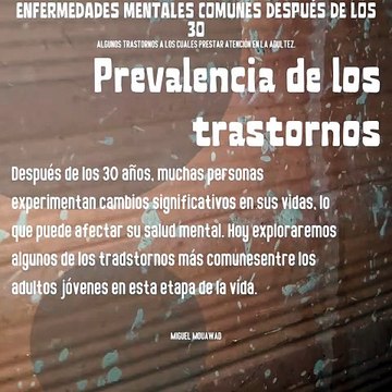 Miguel Mouawad- Prevalencia de los trastornos: