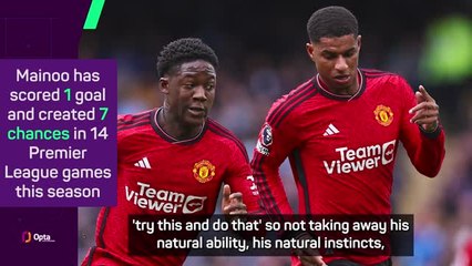 It's important to let Mainoo be himself - Rashford
