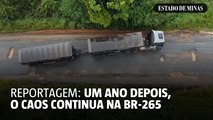 BR-265 entre Lavras e São João del-Rei: caos continua, um ano depois
