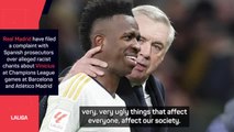 Ancelotti demands zero tolerance on racism after more allegations of abuse of Vinicius